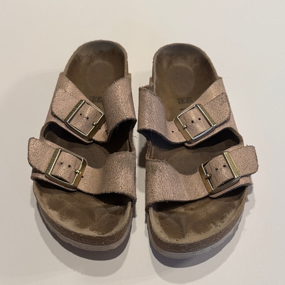 Birkenstock Kids Sandals with Buckles - Brown